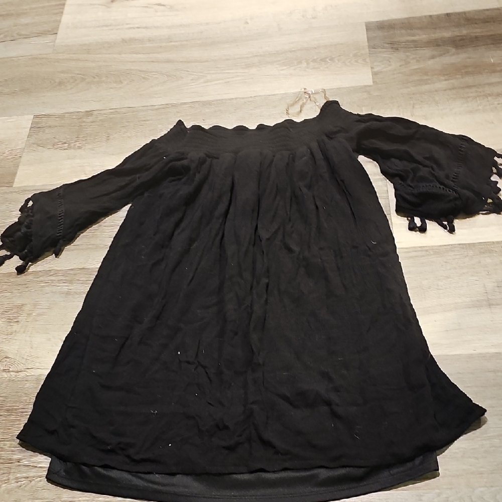 Black Off-Shoulder Dress